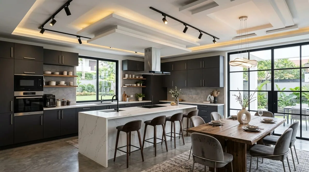 Commercial & Grid Ceilings by Owais Interior Designer Nashik