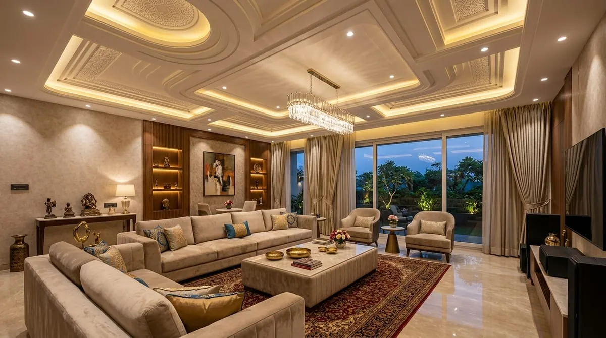 Best PVC ceiling, POP false ceiling design and interior work by Owais Interior Designer Nashik